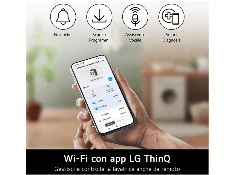 LG WashTower WT1210BBF Lavasciuga 12/10 kg