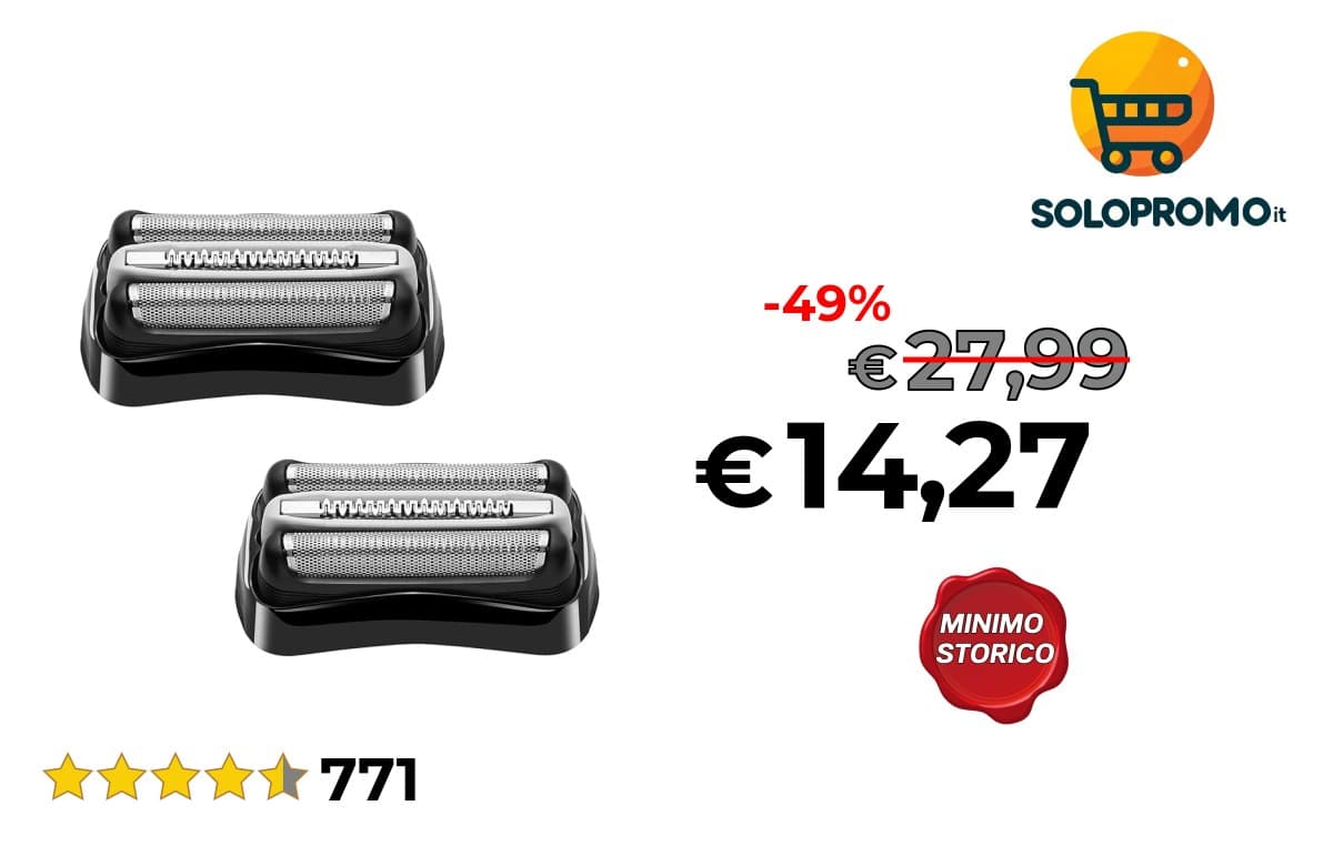Testine di ricambio 32B compatibili con Bra S3 serie 3, 2 pezzi