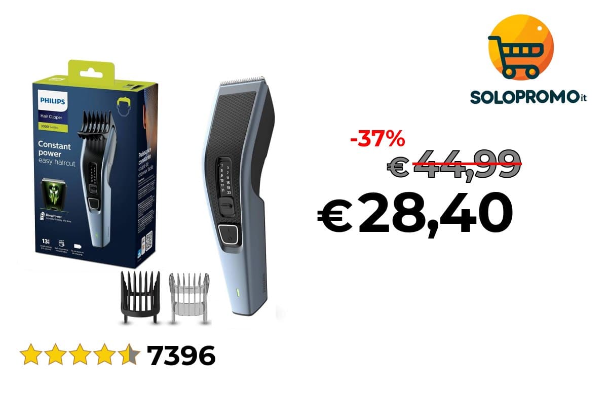 Philips HC3530/15 Regolacapelli Series 3000, Taglio Preciso e Semplice