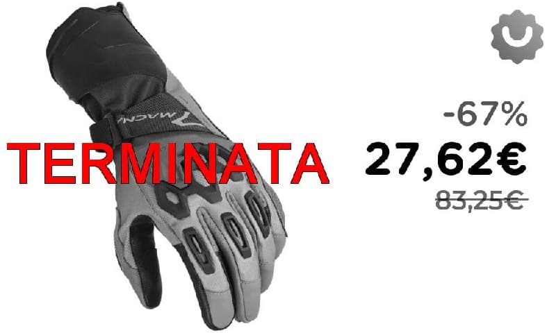 Macna Tanamax Guanti Moto Estivi Taupe Nero