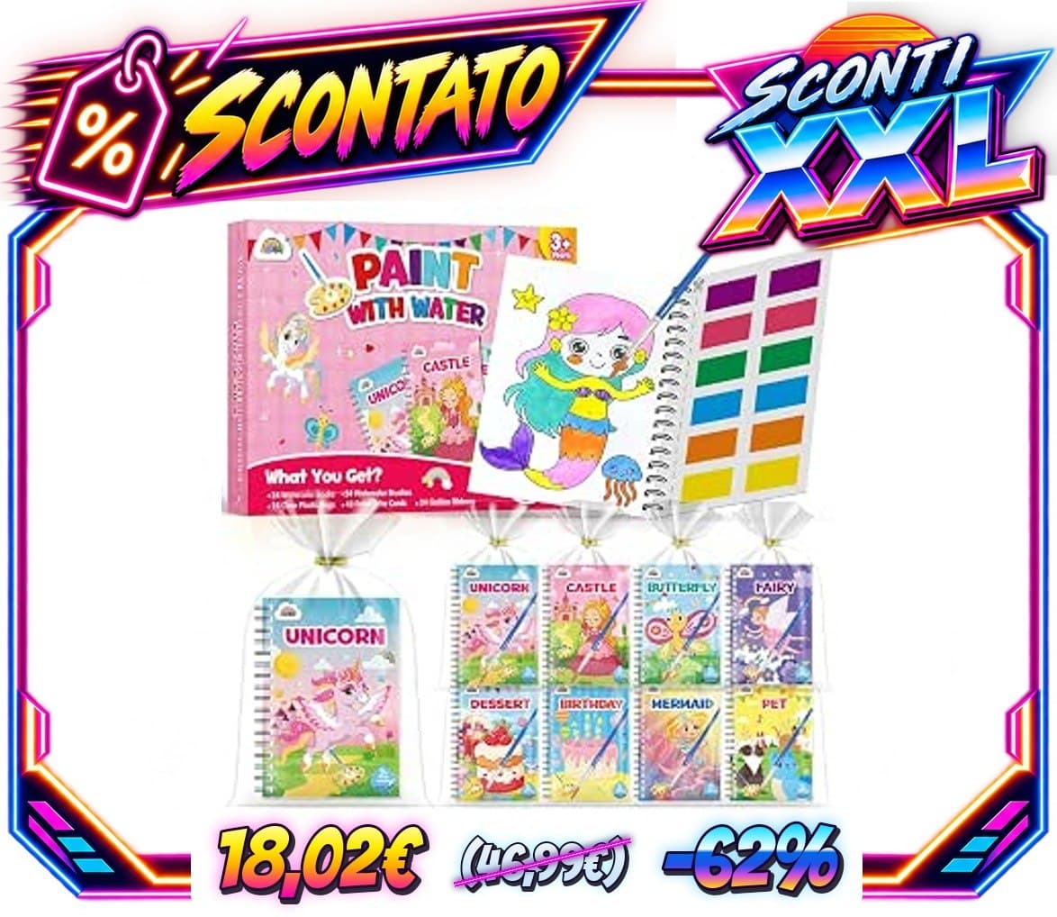 ZMLM 24 Libri da Colorare gadget compleanno bambini
