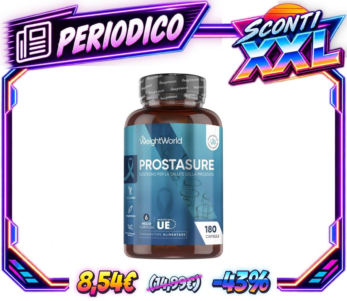 Serenoa Repens in 180 Capsule Vegetariane, 1 Capsula al Giorno (6 Mesi)