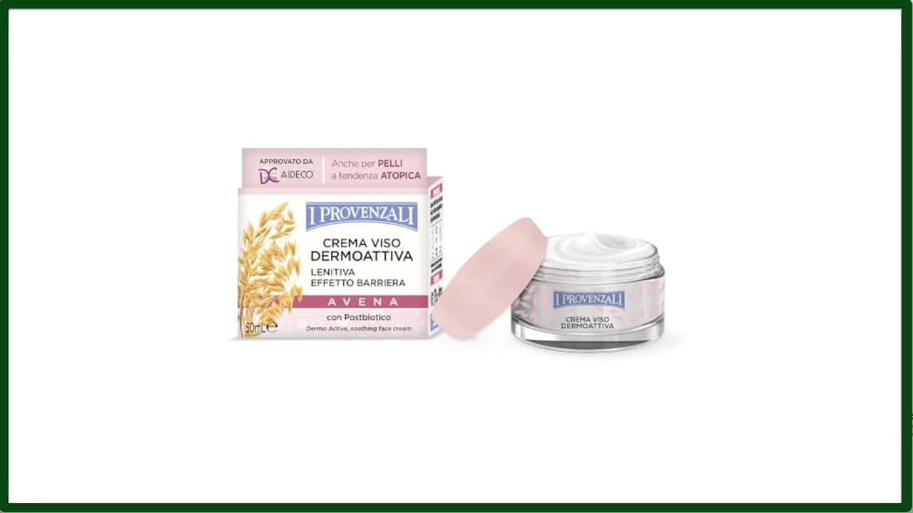 I Provenzali  Crema Viso Dermoattiva Avena, Lenitiva
