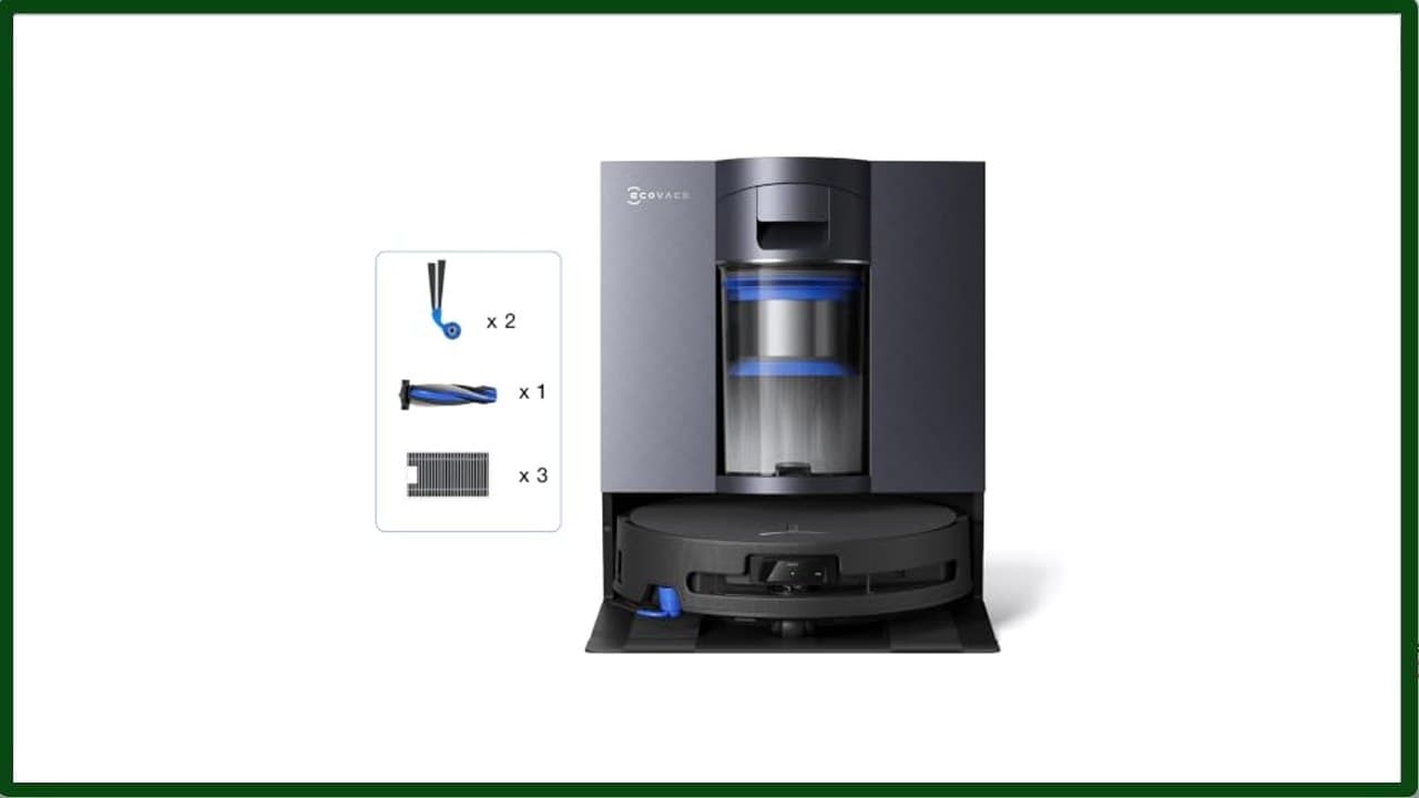 ECOVACS X11S OMNICYCLONE Care Kit Robot Aspirapolvere lavapavimenti 30000Pa  PowerBoost Ultrarapido, OZMO ROLLER Gen 3.0