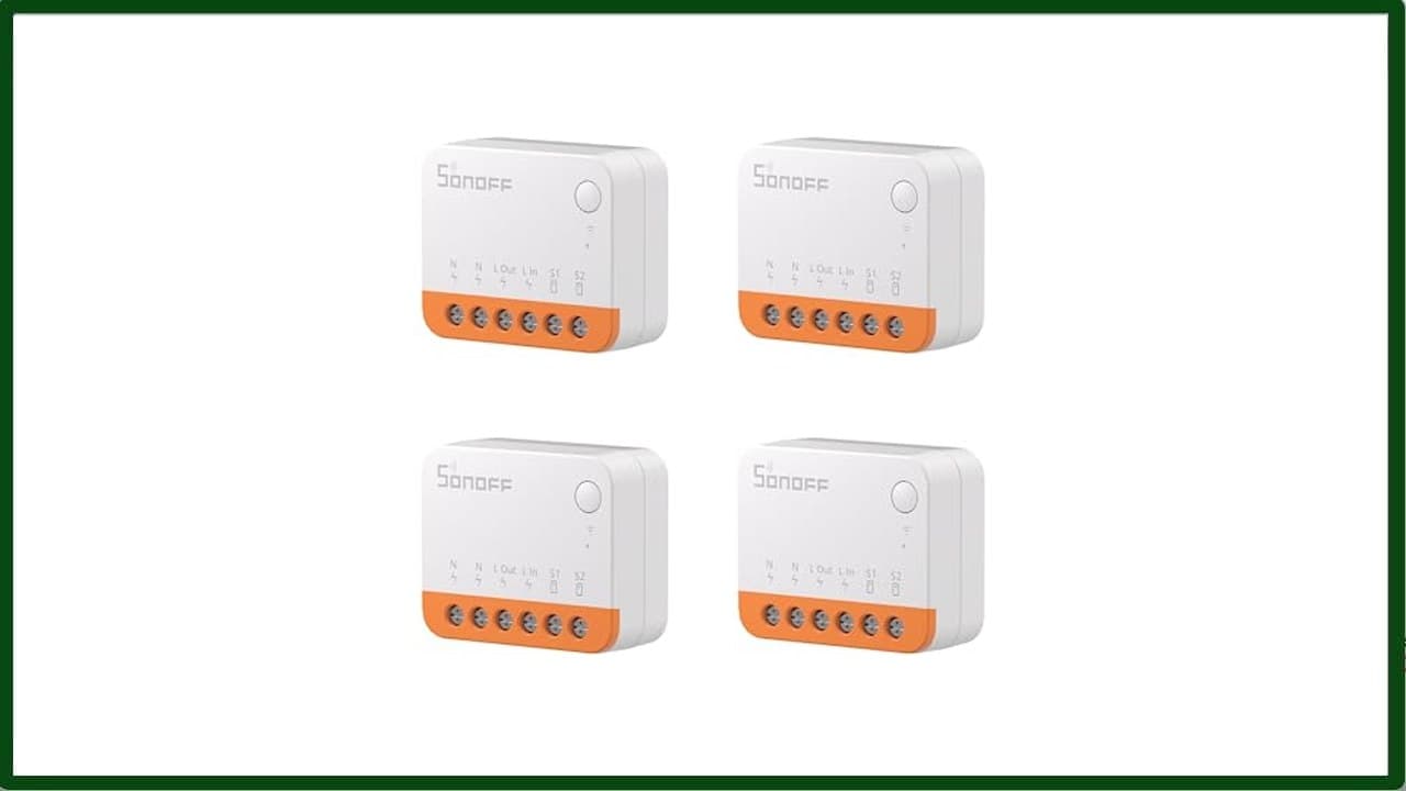 SONOFF MINI R4 4PCS WiFi Smart Switch 2-Way, Interruttore intelligente DIY