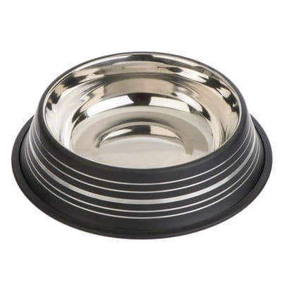 Ciotola in acciaio Silver Line per cani nero opaco 200 ml, Ø 15 cm