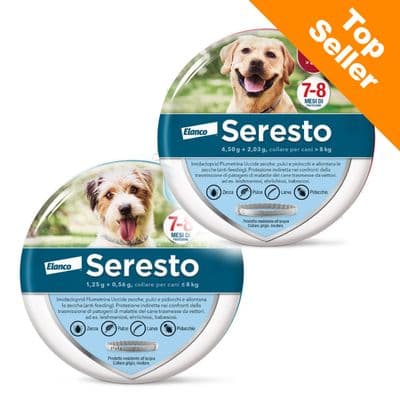 Seresto Collare - lista prodotti per cane 38 cm, cani ≤ 8 kg