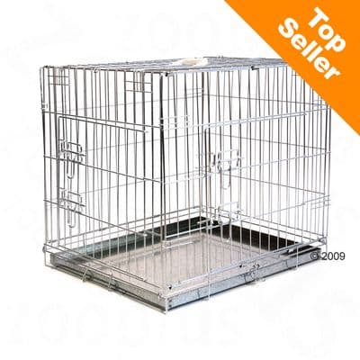 Gabbia da interno per cani Double Door L 63 x P 55 x H 61 cm