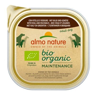 Almo Nature BioOrganic Maintenance 18 x 300 g Manzo bio e Verdure bio