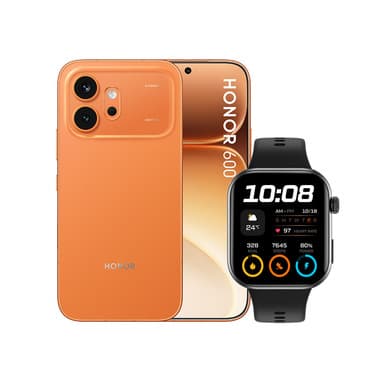 Honor 600 + Smartwatch CHOICE Watch 2i 16,7 cm (6.57") Doppia SIM Android 16.0 5G USB tipo-C 8 GB 512 GB 6400 mAh Arancione