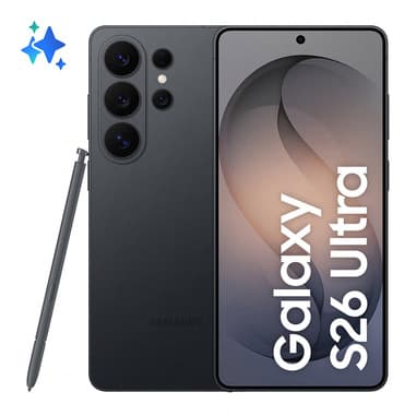 Samsung Samsung Galaxy S26 Ultra Smartphone AI, 512GB, Privacy Display integrato, Processore potente, Assistente Foto, Camera 200 MP, 5000 mAh, Black