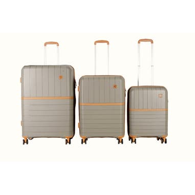 Joia Home Joia Home JHOPJPP01TRIOBROWN bagaglio Set di valigie Guscio rigido Marrone Polipropilene (PP)