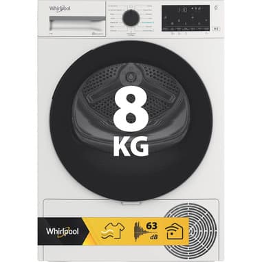 Whirlpool Whirlpool C WD R48M WBS IT, Capacità 8kg, classe C, colore White, Display digitale XL, Wi-Fi, IronTouch