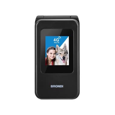 Brondi Amico Special 4g cellulare 7,11 cm (2.8") Nero, Metallico Telefono cellulare basico
