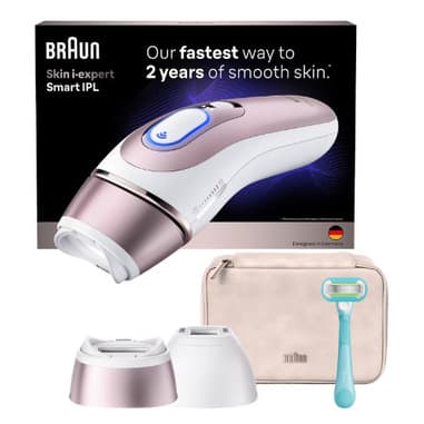 Braun Braun Silk-expert Skin I·Expert Epilatore A Luce Pulsata Smart, Epilazione a Casa, Con App Gratuita, 2 Testine, PL7211