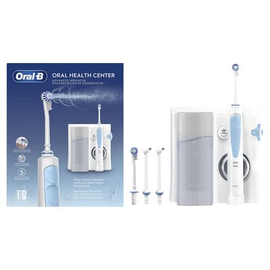 Oral-B Oral-B Idropulsore Health Center Avanzato con 2 Beccucci Oxyjet, 2 Beccucci Con Getto D’acqua. 1 Idropulsore