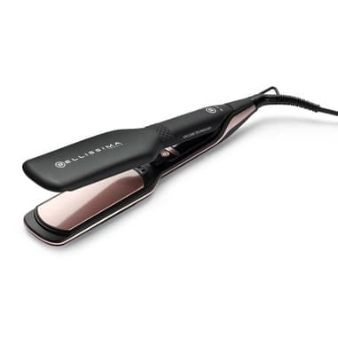 Bellissima Bellissima Imetec XL ION, piastra lisciante per capelli, piastre larghe, ionizzatore, rivestimento ceramica e cheratina, 5 temperature da 150 a 230°C, riscaldamento rapido, cavo 1,8 m