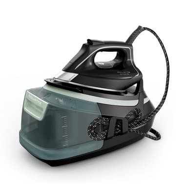 Rowenta Steam Pro ferro da stiro a caldaia 1,3 L Piastra Microsteam 400 HD 3De Laser, Nero, DG9621