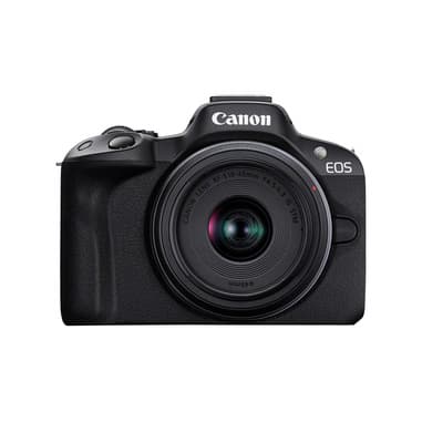Canon EOS R50, Black + RF-S 18-45mm F4.5-6.3 IS STM Kit MILC 24,2 MP CMOS 6000 x 4000 Pixel Nero