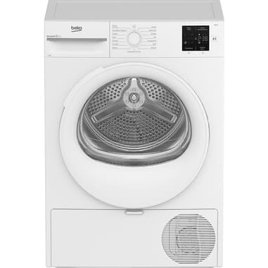 Beko Beko BMTR38W Asciugatrice Slim 8kg, Classe D, Linea Estetica NX, motore asincrono, Display digitale, colore Bianco, oblò Bianco