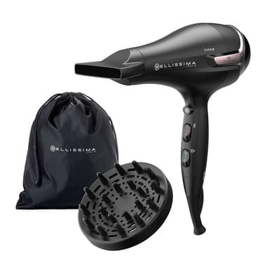 Bellissima Bellissima K9 2500 asciuga capelli 2300 W Nero, Rosa