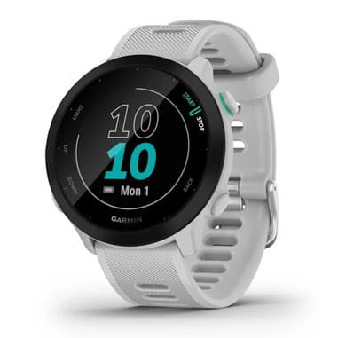 Garmin Forerunner 55 2,64 cm (1.04") MIP 42 mm Digitale 208 x 208 Pixel Bianco GPS (satellitare)