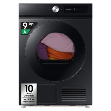 Samsung Samsung DV90DB7845GBU3 asciugatrice Libera installazione Caricamento frontale 9 kg Nero