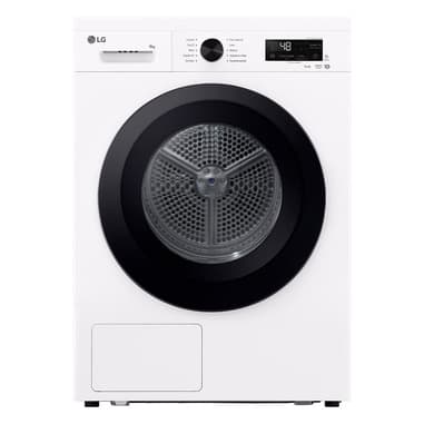 LG LG RNX1009NWK asciugatrice Libera installazione Caricamento frontale 9 kg Bianco