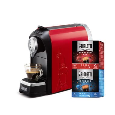 Bialetti Bialetti Bundle Super Rosso + 32 caps