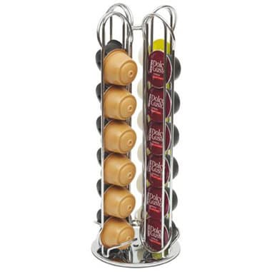 Macom Macom Contenitore per capsule di caffè "Dolce gusto, base girevole" Acciaio Argento