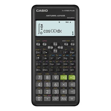 Casio Casio FX-570ES PLUS-2 calcolatrice scientifica, 417 funzioni, display naturale e alimentazione a batteria