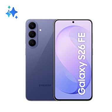 Samsung Galaxy S26 FE , 256GB, Blueberry, AI, Camera 50MP, Assistente Foto, My FanCam, Video con Blocco Orizzontale, Batteria 4900 mAh, RAM 8GB