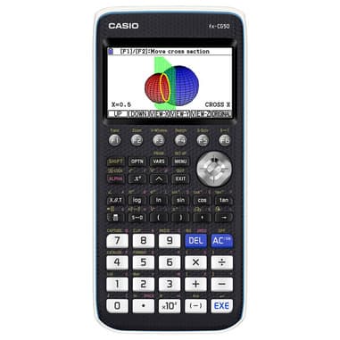Casio FX-CG50 calcolatrice grafica senza CAS, display naturale ad alta defizione con 65.000 colori, Grafici in 3D, Python, scambio dati con Pc tramite USB, alimentazione a batteria