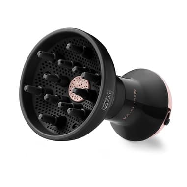 Bellissima Bellissima Imetec Diffon Ion Ceramic, Diffusore ad Aria Calda per Capelli Ricci, Tecnologia Ion Ceramic, Doppio voltaggio, 700 W, 2 Combinazioni Aria/Temperatura, Asciugatura Delicata Senza Effetto Cr