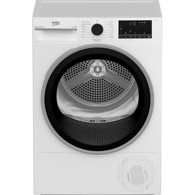 Beko Beko BT3103IS_IT 10kg, Classe C, motore inverter, Display digitale XL, funzione a vapore SteamCure™, colore Bianco, oblò Nero