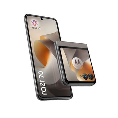 Motorola razr 70 (8/256GB, Doppia camera 50MP, Display interno FHD+ 6.9" 120Hz e esterno 3.62", MediaTek Dimensity 7450X, 4800mAh, TurboPower 30W, Android 16), PANTONE Hematite