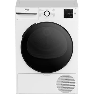 Beko Beko BMTUR73EC Asciugatrice Slim 7kg, Classe D, Linea Estetica NX, motore asincrono, Display digitale, colore Bianco, oblò Nero