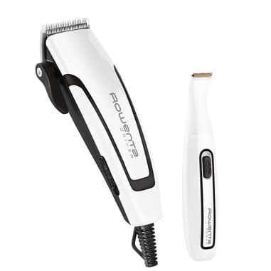 Rowenta Rowenta Driver YD3034 Tagliacapelli e Rifinitore, Nero e Bianco