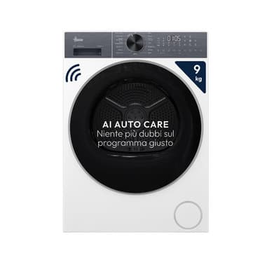 Hoover Hoover HLP 9N3BXH-11 asciugatrice Libera installazione Caricamento frontale 9 kg Argento, Bianco