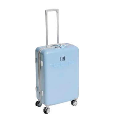 Siretessile Siretessile 8053193493724 bagaglio Trolley Guscio rigido Blu Acrilonitrile butadiene stirene (ABS), Policarbonato (PC)