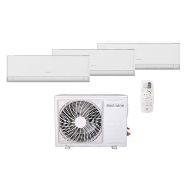 Electroline ELNKITTRIA505T9X condizionatore fisso Climatizzatore Trialsplit Bianco 9000 + 9000 + 12000 btu