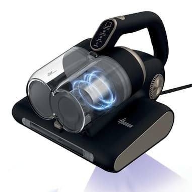 Hoover Hoover Battimaterasso HMC5, 4 Funzioni Automatiche: Battitura, Aspirazione, Lampada UV e Asciugatura, Leggero specificamente per l'eliminazione degli acari della polvere, ideale per letti, divani