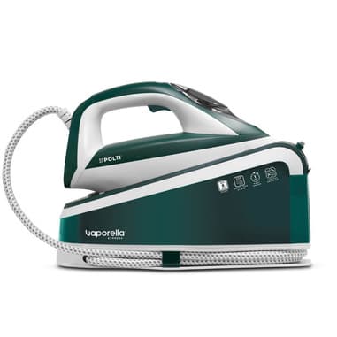 Polti Vaporella Express VE30.20 Stazione da stiro a vapore azionata da pompa 2200 W 1,6 L Piastra in Ceramica Verde, Bianco