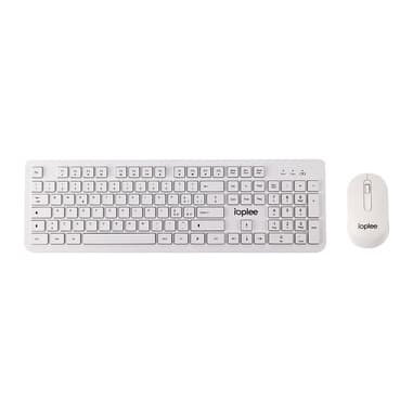 IOPLEE IOPLEE 361G tastiera Mouse incluso Universale RF Wireless QWERTY Bianco