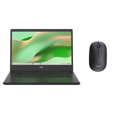 Acer Acer Chromebook CBOA314-1H-C39R + Mouse Intel® Celeron® N N4500 35,6 cm (14") Full HD 8 GB LPDDR4x-SDRAM 128 GB Flash Wi-Fi 5 (802.11ac) ChromeOS Nero