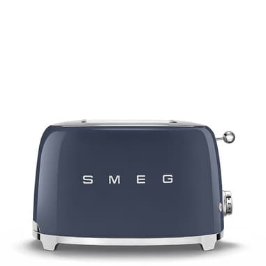 Smeg Smeg TSF01NBEU tostapane 6 2 fetta/e 950 W Blu, Cromo